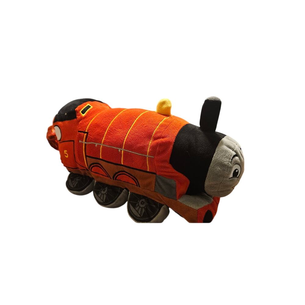 Thomas the Train & Friends JAMES Plush Stuffed Toy Pillow Red #5 Engine 16"